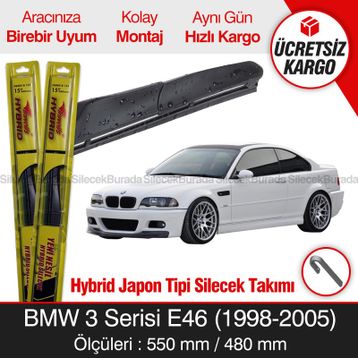 Inwells Bmw E46 Hybrid 1998-2005 Silecek Takımı