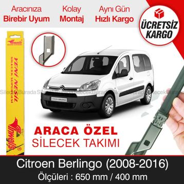 Inwells Citroen Berlingo 2008-2016 Muz Silecek Takımı