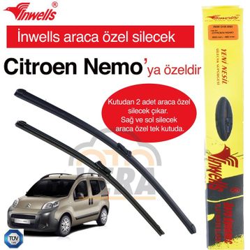 Inwells Citroen Nemo 2008-2017 Ön Muz Silecek Takımı