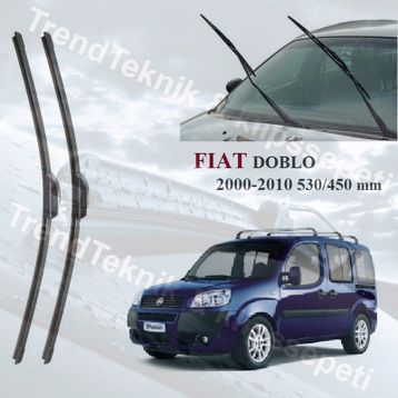 Inwells Doblo 2000-2010 Muz Çengelli 53x43 cm Silecek Takımı