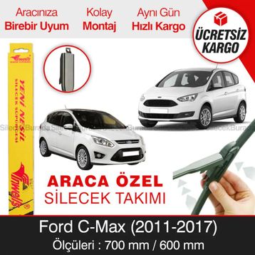 Inwells Ford C-Max 2011-2017 Muz Silecek Takımı