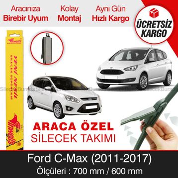 Inwells Ford C-Max 2011-2017 Muz Silecek Takımı