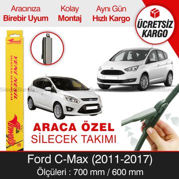Inwells Ford C-Max 2011-2017 Muz Silecek Takımı
