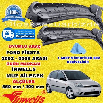 Inwells Ford Fiesta 2002-2009 Muz Silecek Takımı