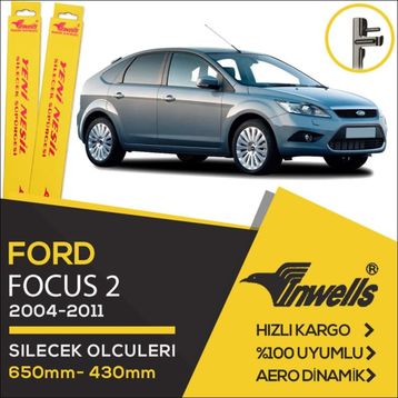 Inwells Ford Focus 2004-2011 Muz Silecek Takımı