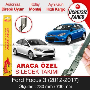 Inwells Ford Focus 3 2012-2017 Muz Silecek Takımı