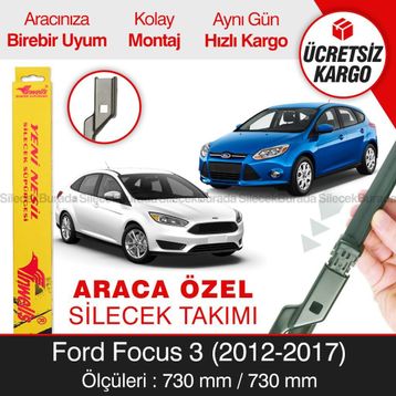 Inwells Ford Focus 3 2012-2017 Muz Silecek Takımı