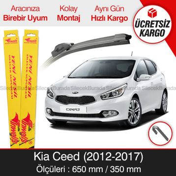Inwells Kia Ceed 2012-2017 Muz Silecek Takımı