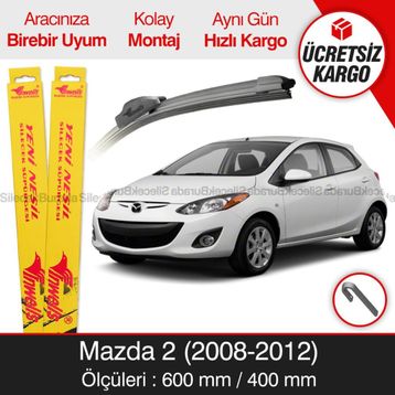 Inwells Mazda 2 2008-2012 Muz Silecek Takımı