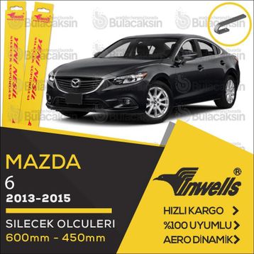 Inwells Mazda 6 2013-2015 Muz Silecek Takımı