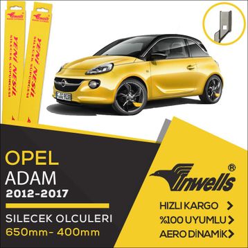 Inwells Opel Adam 2013 2017 Ön Muz Silecek Takımı
