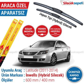 Inwells Renault Latitude Hybrid 2011-2014 Silecek