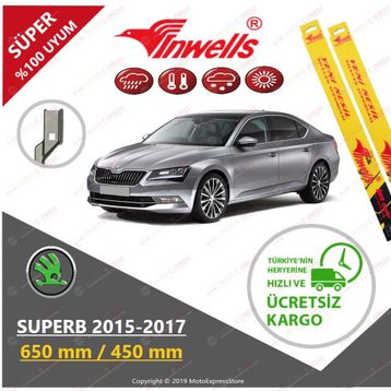 Inwells Skoda Superb 2015 2017 Ön Muz Silecek Takımı