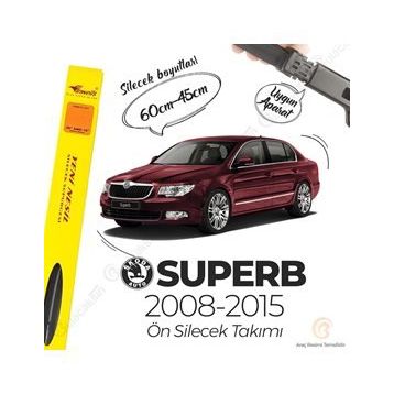 Inwells Skoda Superb Muz 2008-2015 Silecek Takımı