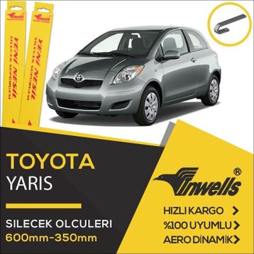 İnwells Toyota Yaris 2006-2010 Arası Ön Silecek Takımı