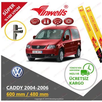 Inwells Volkswagen Caddy 2004-2006 Muz Silecek Takımı
