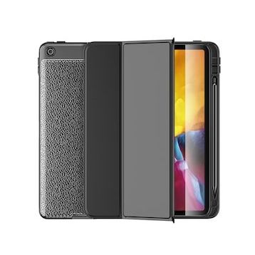 iPad 10.2 7.Nesil Focus Silikon - Siyah Tablet Kılıfı