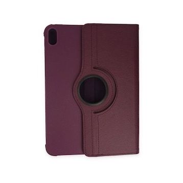 iPad 2022 10.9 10.Nesil 360 Deri - Mürdüm Tablet Kılıfı