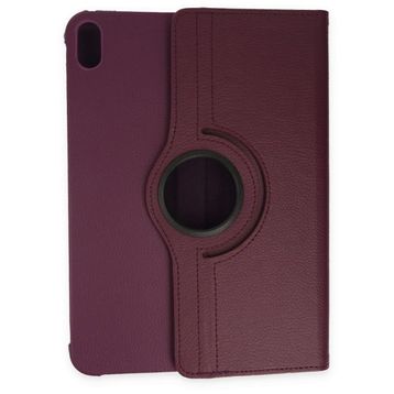 iPad 2022 10.9 10.Nesil 360 Deri - Mürdüm Tablet Kılıfı