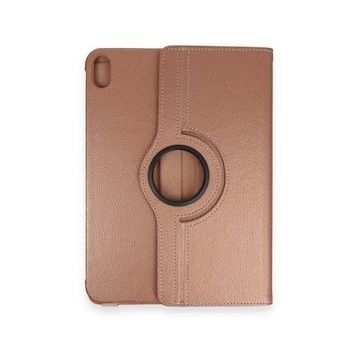 iPad 2022 10.9 10.Nesil 360 Deri - Rose Gold Tablet Kılıfı