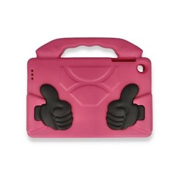 iPad 2022 10.9 10.Nesil Like Stantlı Silikon - Pembe Tablet Kılıfı