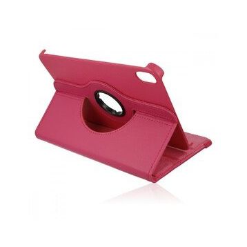 iPad Mini 6 Pembe 360 Tablet Deri Kılıf