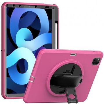 iPad Pro 11 2020 Pembe Hand Strap Tablet Kılıfı