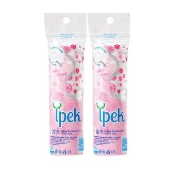 İpek 2x70 Adet Makyaj Temizleme Pedi