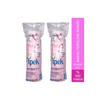 İpek 2x70 Adet Makyaj Temizleme Pedi
