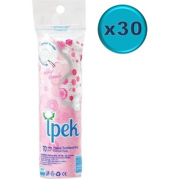 İpek 30x70 Adet Makyaj Temizleme Pedi