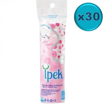 İpek 30x70 Adet Makyaj Temizleme Pedi