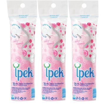 İpek 3x70 Adet Makyaj Temizleme Pedi