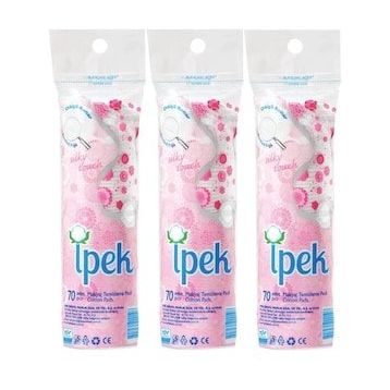 İpek 3x70 Adet Makyaj Temizleme Pedi