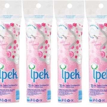 İpek 4x70 Adet Makyaj Temizleme Pedi