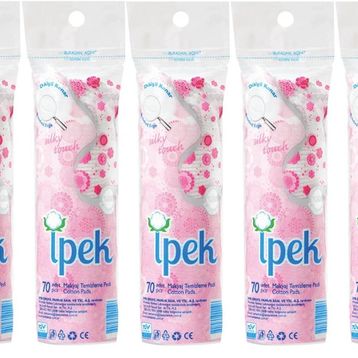 İpek 5x70 Adet Makyaj Temizleme Pedi