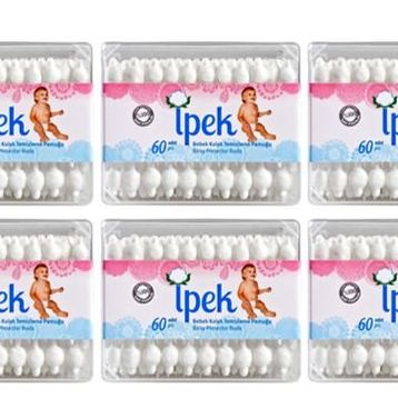 İpek 60'lı x6 Bebek Kulak Temizleme Pamuğu