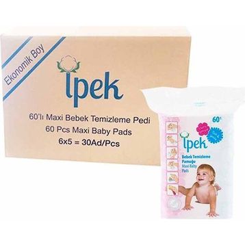 İpek 60x30 Bebek Temizleme Pamuğu