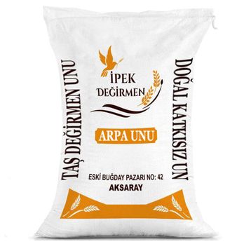 İpek Değirmen 5 kg Arpa Unu Taş Değirmen Unu Doğal Katkısız Köy Unu