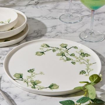 İpek Fresia Toledo Porselen Renkli 26 cm Servis Tabağı
