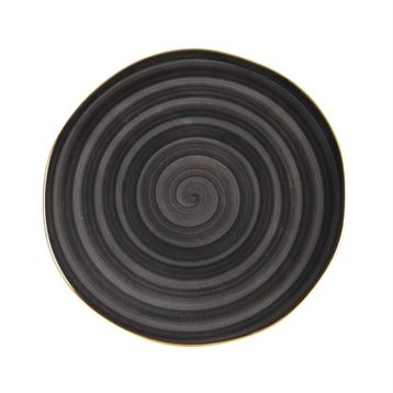 İpek Helezon Füme 27 cm Servis Tabak
