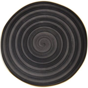 İpek Helezon Füme 27 cm Servis Tabak