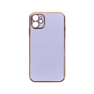 İphone 11 Kamera Korumalı Altın Kenar Tasarım Silikon Kılıf