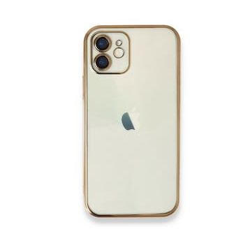 İphone 12 Razer Lensli Silikon Gold Kılıf