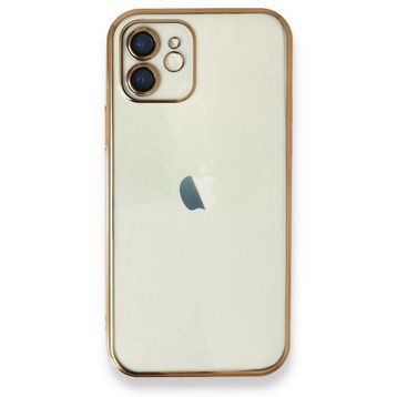 İphone 12 Razer Lensli Silikon Gold Kılıf