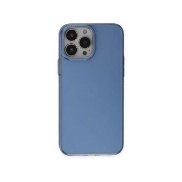 iPhone 13 Pro Anka PC Sert Metal - Mavi Cep Telefonu Arka Kapak