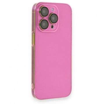 iPhone 13 Pro Armada Lensli - Pembe Cep Telefonu Arka Kapak