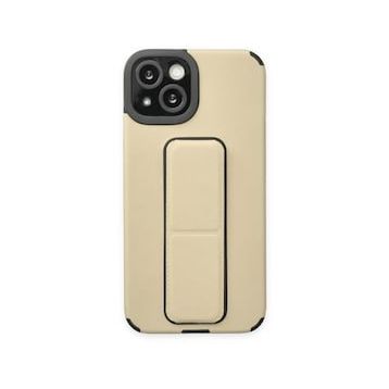 iPhone 14 Mega Standlı Silikon - Gold Cep Telefonu Kılıfı