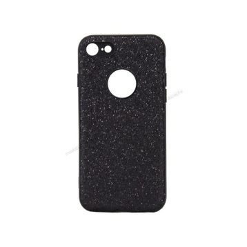 İphone 7-8 360 Derece Slim Premium Simli Siyah Silikon Kılıf