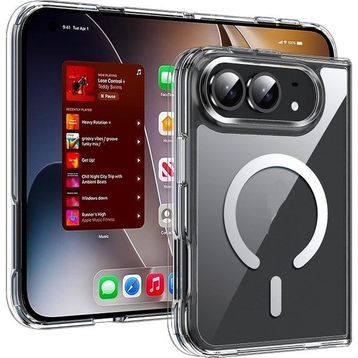 iPhone Duo M.TK Moveteck London Şeffaf MagSafe Sert Kılıf