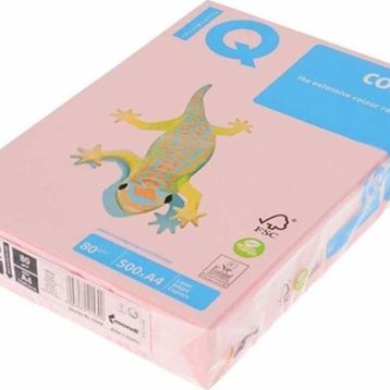 IQ A4 80 gr Pembe 500'lü Renkli Fotokopi Kağıdı